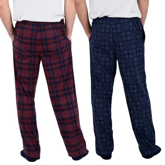 Nautica Men’s Lounge Pant, 2-pack Classic Fit Dual Side Pockets - Picture 4 of 5